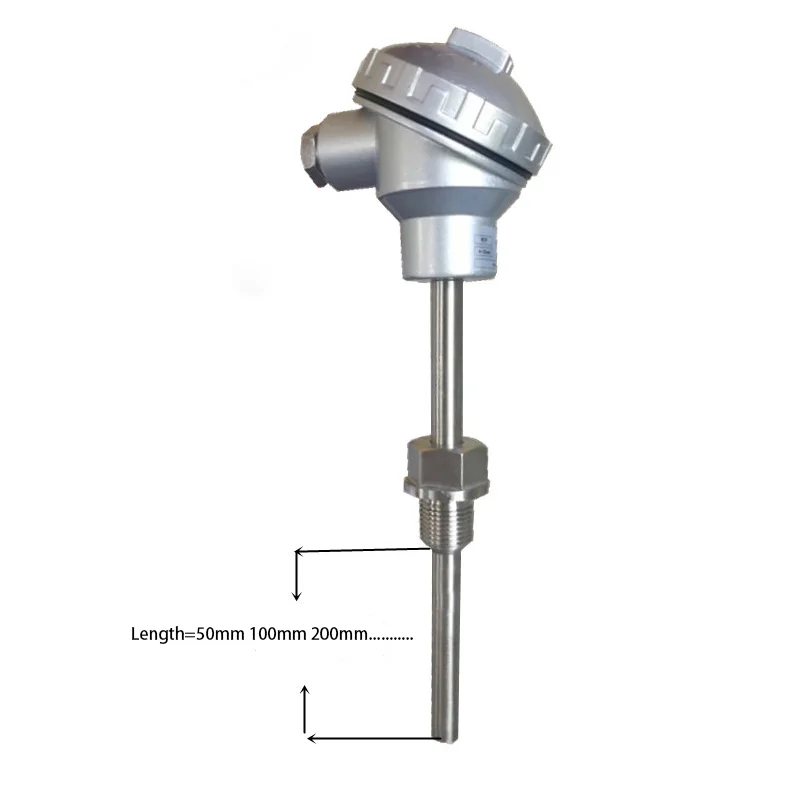 Sensore Termocoppia PT100 A 3 Fili – Resistente Alla Corrosione, Impermeabile, Lunghezza 5 Metri – Per Industria, Forni E Motori - 6
