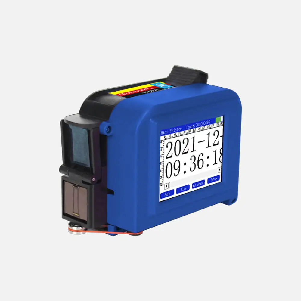 Ручной Мини-кодер для срока годности бутылок из ПЭТ портативный струйный принтер с ручкой на