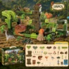 Pista per dinosauri con ascensore [135 pezzi]