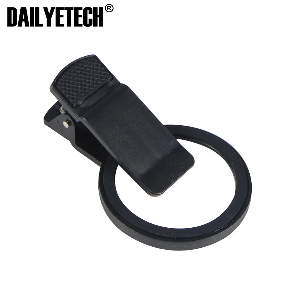 52mm Phone Camera Lens Clip Clamp Aluminum Alloy Thread for Universal  Mobile Phones UV CPL ND Lens Adapter Filter Ring Mount