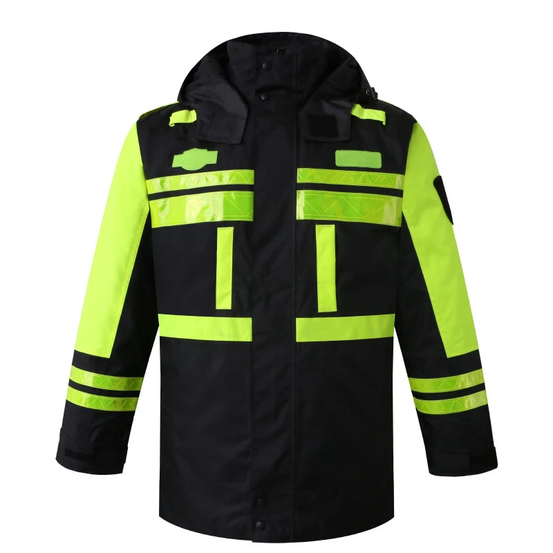 Chaqueta Impermeable Para Exteriores De Alta Visibilidad En Invierno,Ropa  De Trabajo De Seguridad Con Forro Desmontable,Chaqueta Reflectante De  Seguridad Vial - Buy Impermeable Al Aire Libre Chaqueta,La Seguridad Vial  Chaqueta Reflectante,Reflejan La
