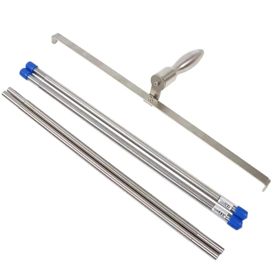 Standard Diameter 10mm Coating Width 300mm Total Length 400mm Thickness Film 0~850um Mayer Rod Sets with Handle