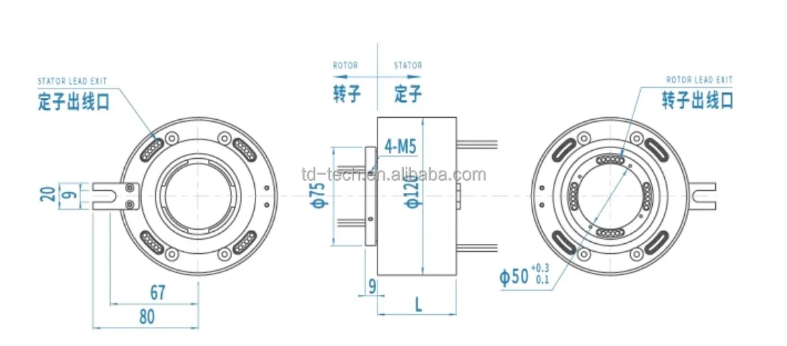 Taidacent Slip Rings - Reliable Electrical Connections