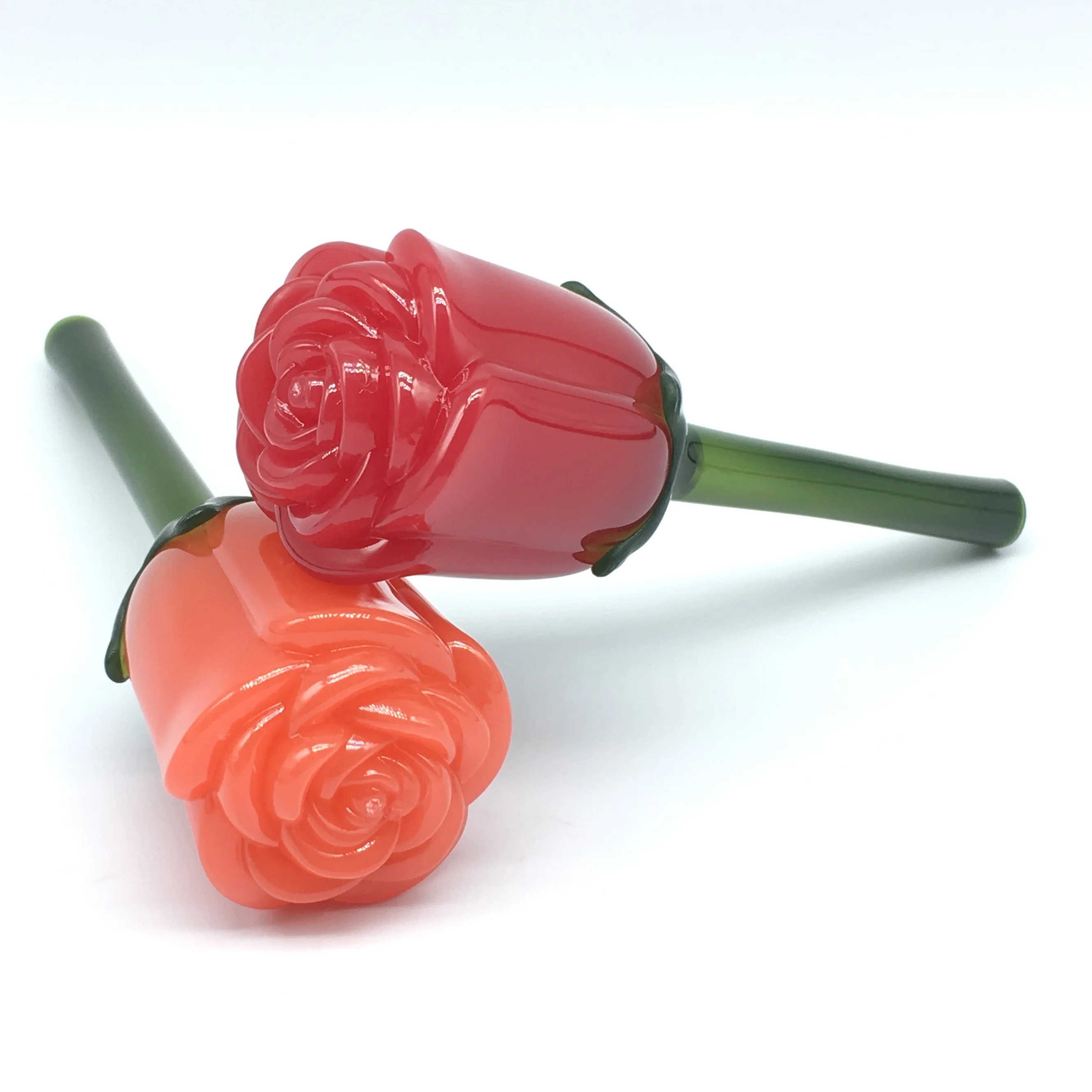 Unique Custom Empty Plastic Flower Shape Lip Gloss Tubes Lipgloss Container Rose