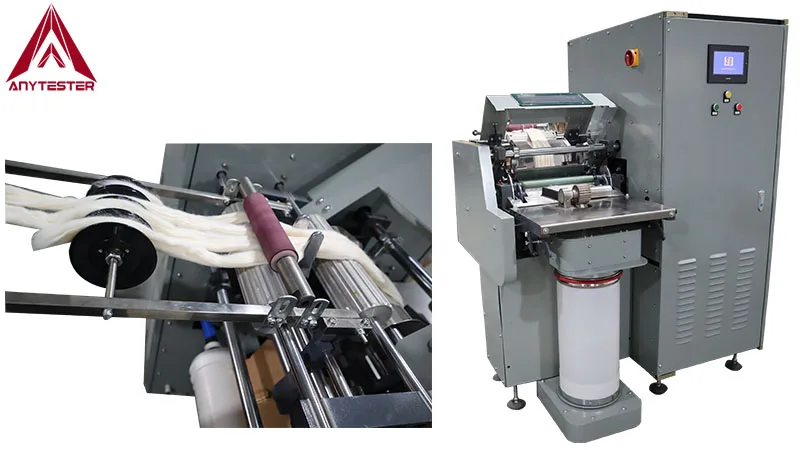 Touch Screen Control Laboratory Small Size Combing Machine for Cotton Wool Fiber
