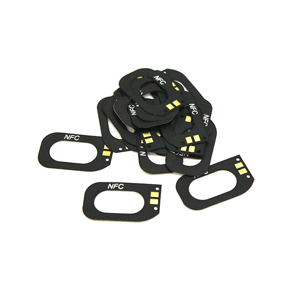 3dBi FPC coil flex antenna mobile device network pairing sharing Ferrite internal nfc antenna 13.56Mhz rectangular NFC antenna