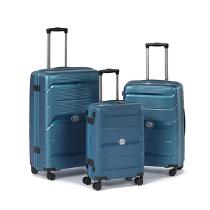 PP Travel Trolley Bag Waterproof Zipper Luggage Sets Inexpensive Carry on Luggage Factory Wholesale