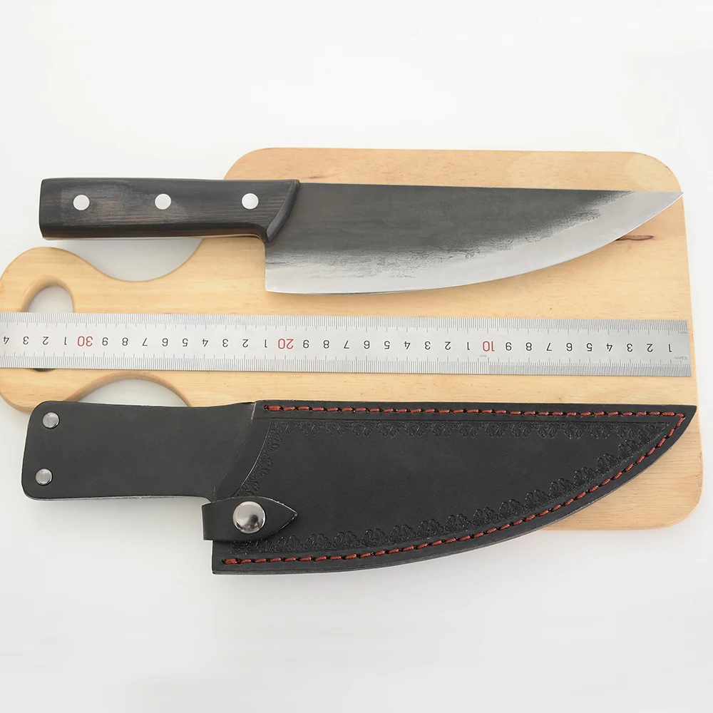 Qing Storage Kitchen Knife Sheath Black Hunting Camping Outdoor Survival  Serbian Chef Knife Leather Sheath Belt Holster - Buy Qing Storage Kitchen  Knife Sheath Black Hunting Camping Outdoor Survival Serbian Chef Knife