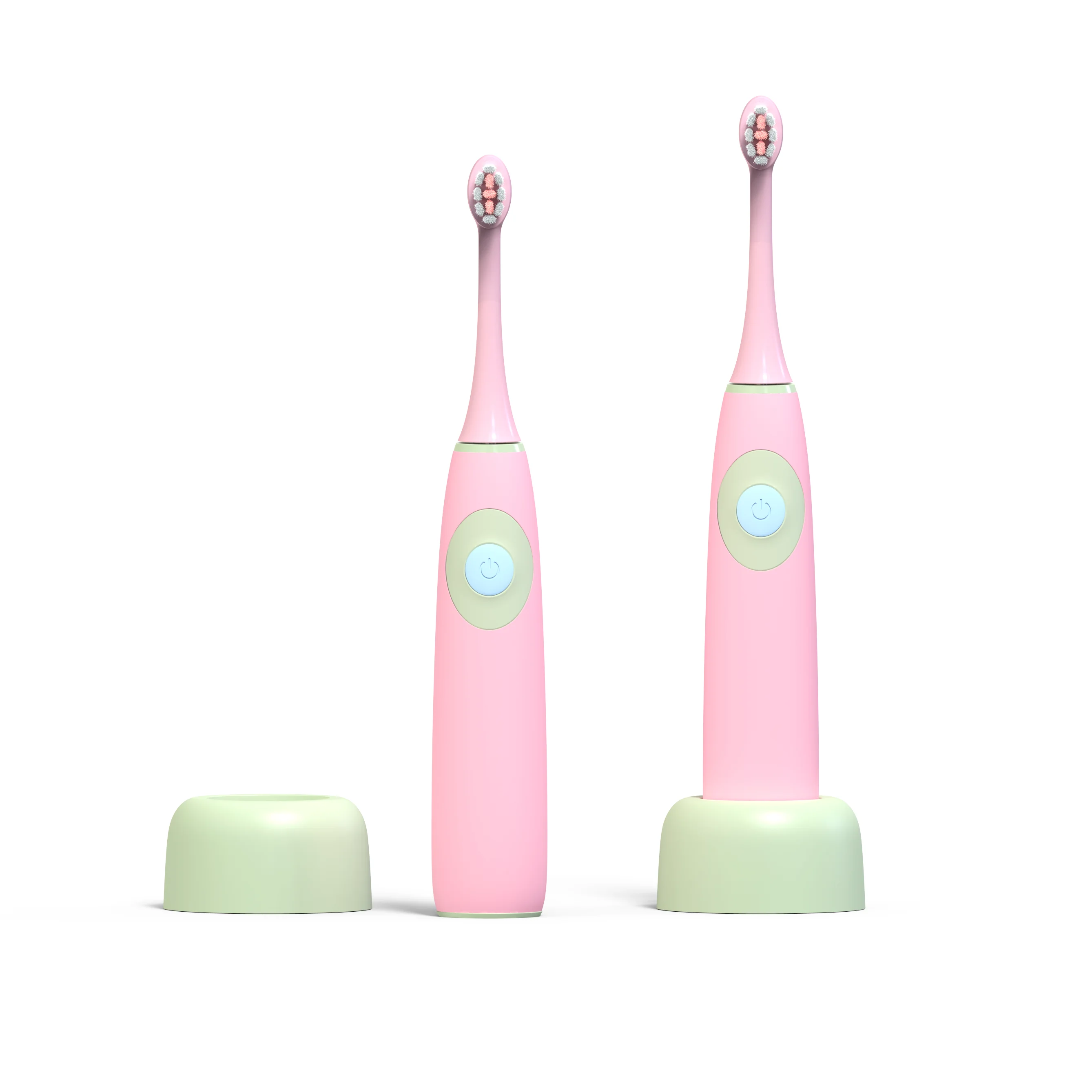 2024 Seago New Arrival Customized IPX7 Silicone Wireless Charging Cute Kids Electric Sonic Toothbrush