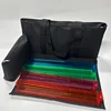 Juego de bolsa de Mahjong negro