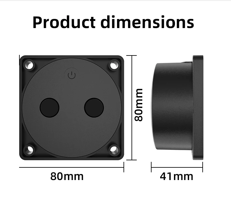 Haozee Tuya Smart WiFi Liquid Level Monitor High Accuracy Ultrasonic Water Level Detection Remote Control Remote Smart Home