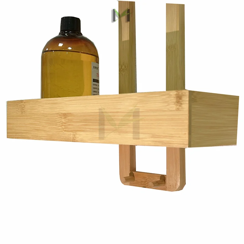 Bamboo Shower Caddy,Over The Door,Stylish And Eco Friendly Shower
