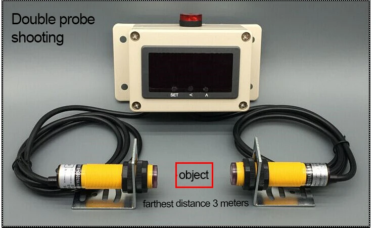 Conveyor Belt Counter Infrared Sensor 3m Automatic Induction Counter ...