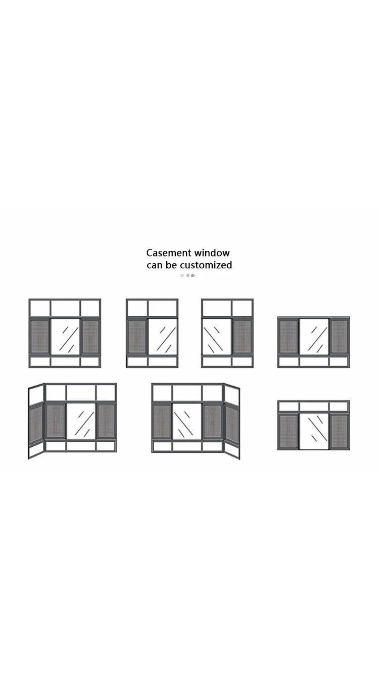 Waterproof Pvc Double Glass Casement Window Plastic Patio French Casement Swing Window Buy