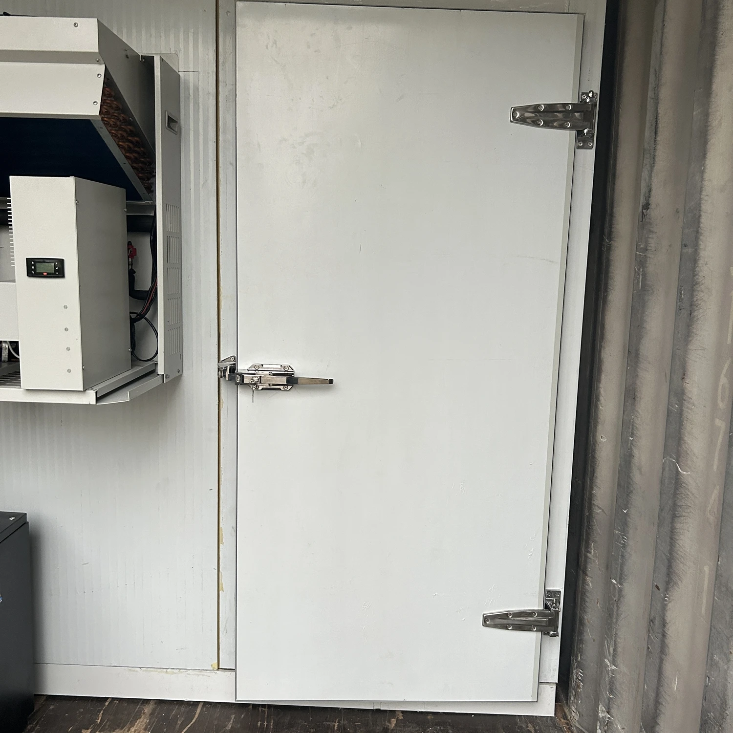 Custom Replaced Walk in Freezer Door Efficient Durable