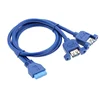 blue USB 3.0 to  20 PIN 30cm