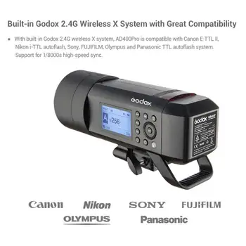 Godox AD400 Pro Ad400pro Godox Professional  Commercial Studio Photo Photography Outdoor Flash  Light detail image