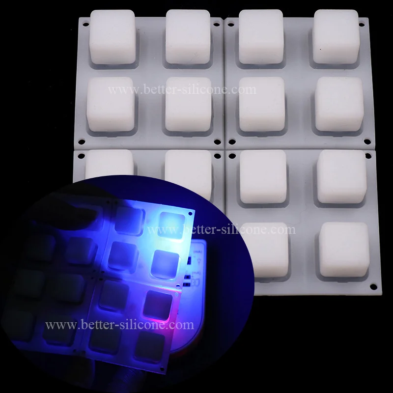 MIDI Silicone Rubber Contacts 4x4 Keypad with Backlight in Stock