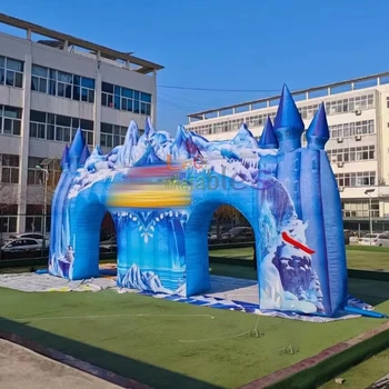 Arch Custom Advertising Cartoon Theme Blow up Inflatable Welcomed Entrance Arch for Halloween Christmas Party Event