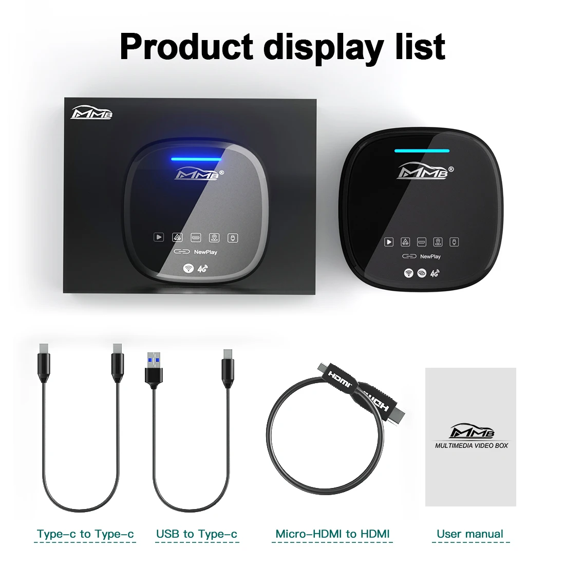 MMB Magic Box Wireless CarPlay AI Box with SIM Card Slot - Android Auto Compatible for JoyeAuto Smartbox