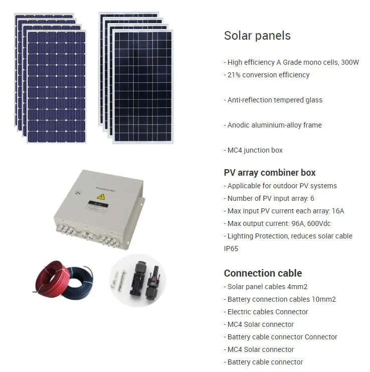 Complete Energy Storage System Home 3kw 5kw 7kw 8kw 10kw Hybrid Off ...