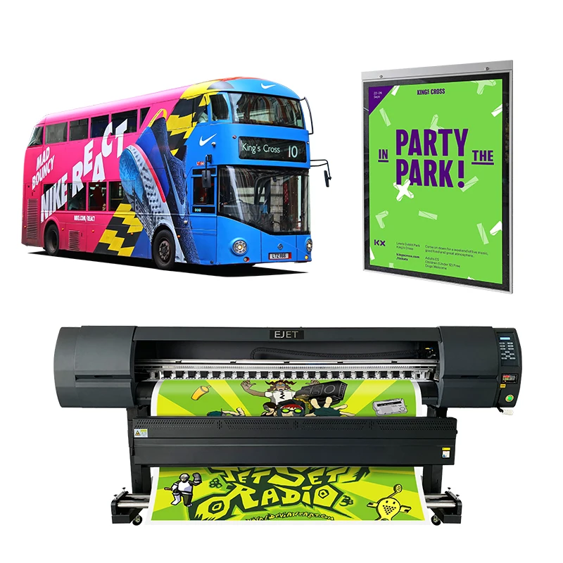 Eco Solvent Printer Digital Printing Machine for Flex Banner Vinyl Advertising Cloth