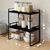 40 Black Frame Double Layer Chinese Style Dark Black