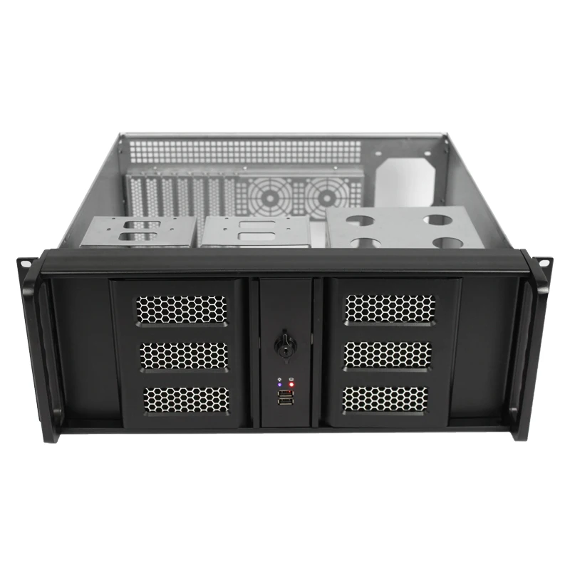19 Inch 4U Rackmount IPC Server Chassis 6Bay Hot Swap Storage Server Case