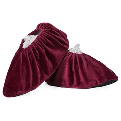 Тканевый чехол для обуви, чехол для обуви для дома, Большая мужская тканевая Накладка для ног