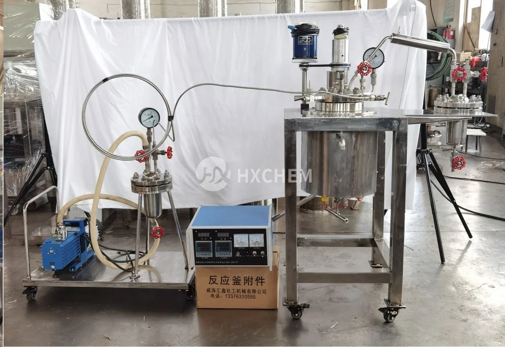 500ml high temperature laboratory resin reactor system