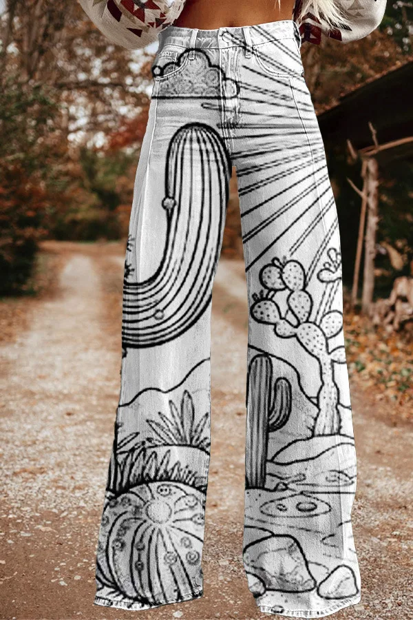 パンツ vaquera WOMENS PRINTED TROUSER WOVEN vaquera WOMENS PRINTED TROUSER WOVEN