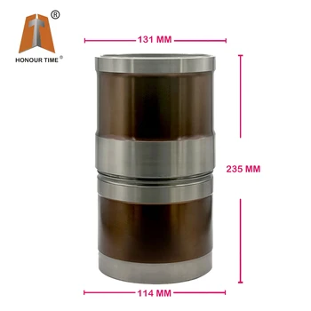 Factory Wholesale High Quality 3948095 Cylinder Liner for Cummins 6CT 6D114 Diesel Engine Construction Machinery Engine Parts