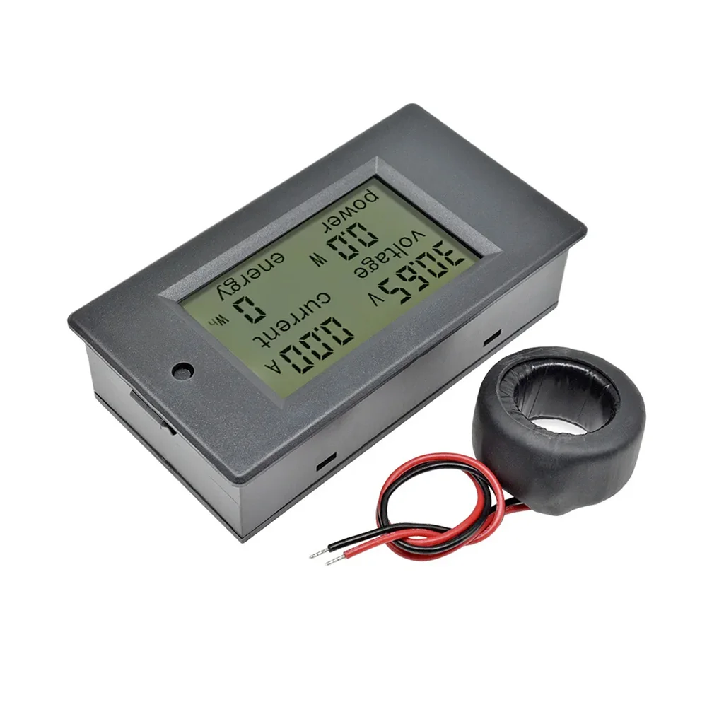 PZEM-061 デジタル電力マルチメータ LCDディスプレイ AC 80-260V 100A アンペアメータ ボルトメータ パワーメータ 電流計 電子部品