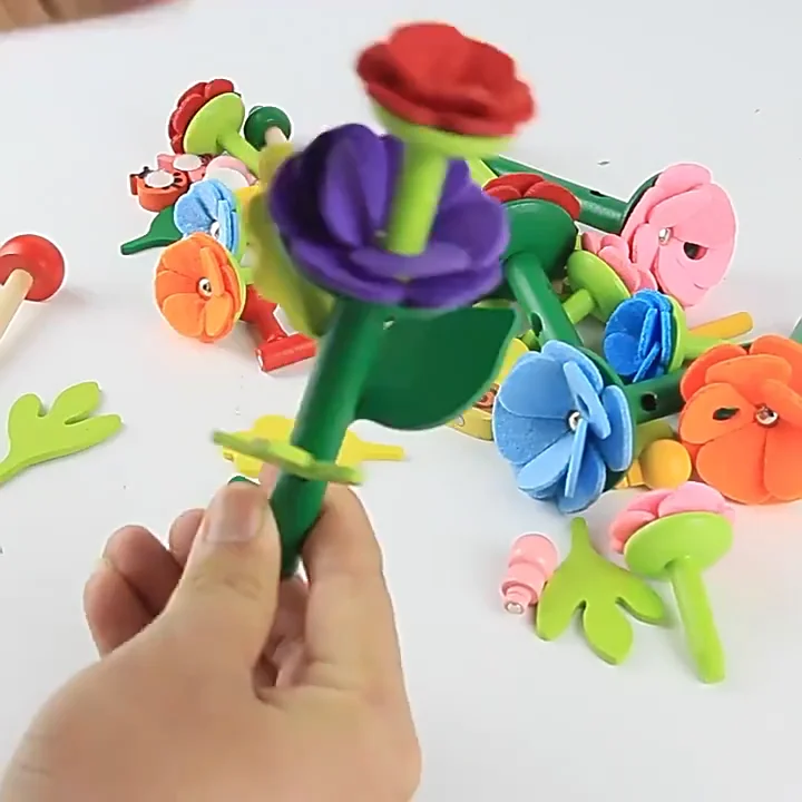 Wholesale Montessori Educational Arrival Wooden Creative Toys Diy Mini