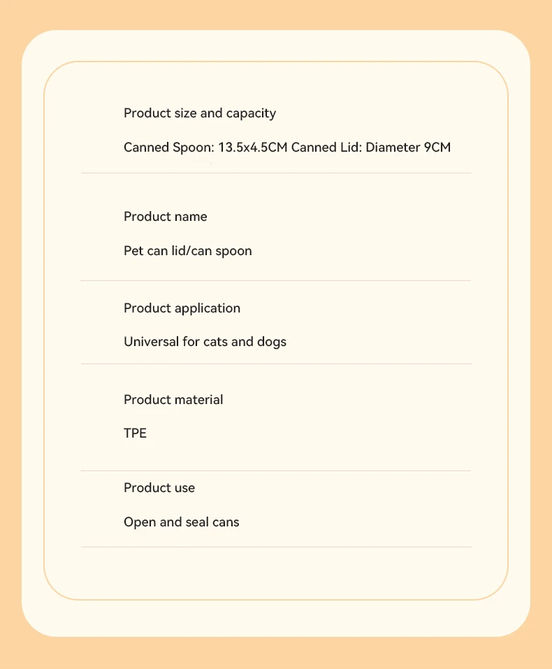 Pet Cat Can Spoon Multi-function Cat Opener Pet Wet Food Feeding Spoon Open Lid Cat Can Spoon Set manufacture