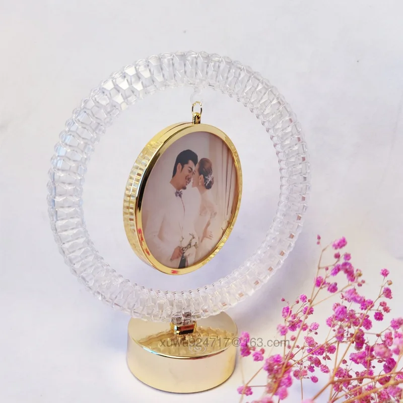 Goog Quality LED Photo Frame 2023 New LED Photo Frame Sublimation Blanks Birthday Wedding Gift Customized Photo Frame