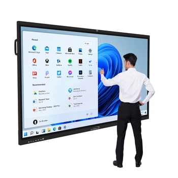 86inch 4k Display Smart Board Touch Screen Digital School Smart Board ...