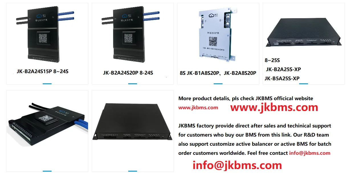 Jikong Jkbms Official Factory Sell 200a Active Bms Jk-b1a24s Jk-b2a24s ...