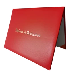 Wholesale Graduation Certificate leather paper holder diploma cover