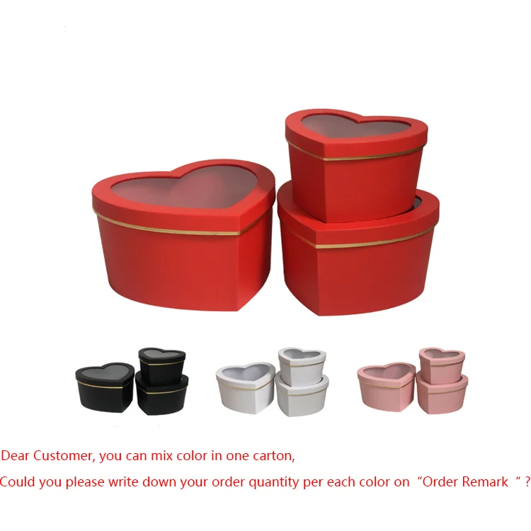 Creative Window love Flower Box Heart-shaped Flowers Perspective