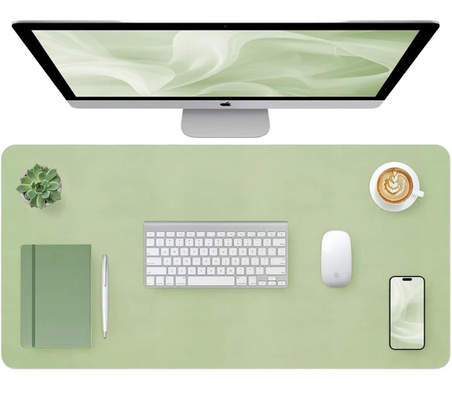 Customizable Leather Mouse Pad with Anti slip square and Minimalist Style That Can Be Customized