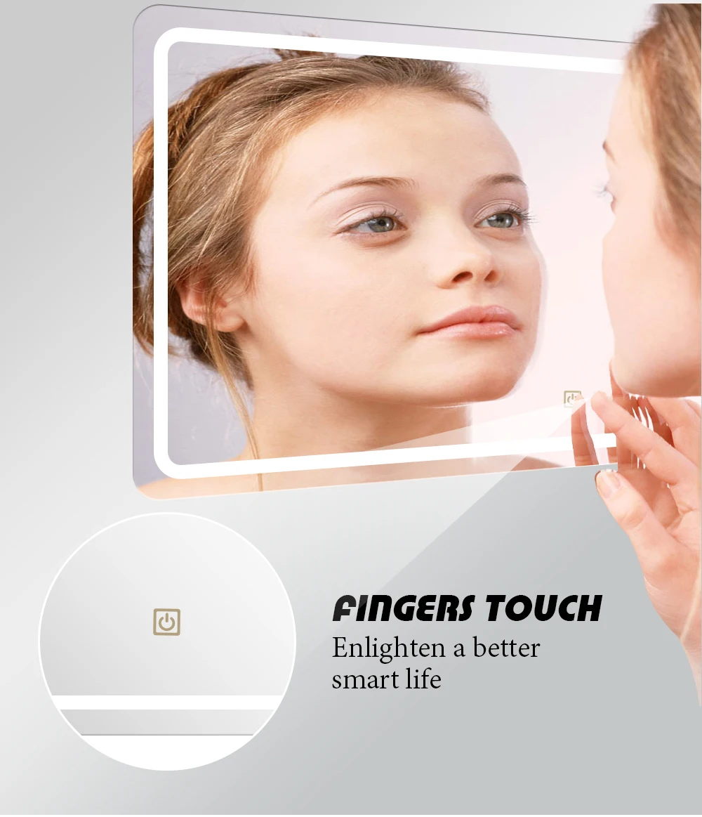 Wangbin Factory Customized Oversized Wall Mount Bath Vanity Light Up