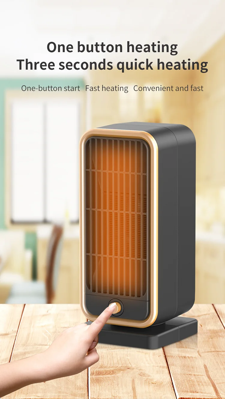 Home Fan Heaters Electric Portable For Winter Mini Ptc Ceramic
