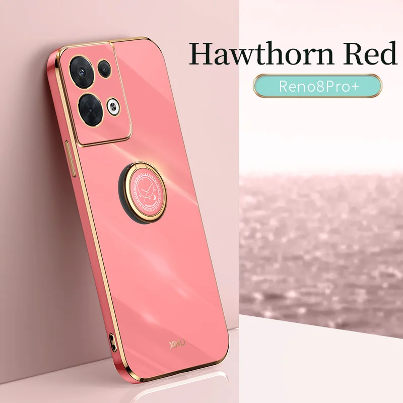 Cheap Ring Holder Kickstand TPU Electroplated Phone Case