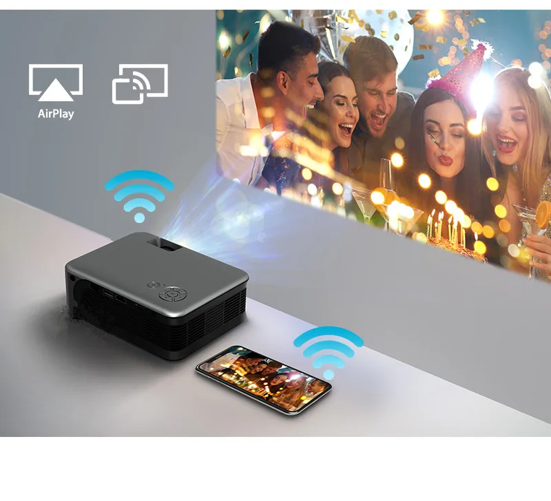 Wholesale Transjee A30 Proyector Con Android Tv Pocket Projector 4k Mini Latest Mini Projector for Laptop and Phones