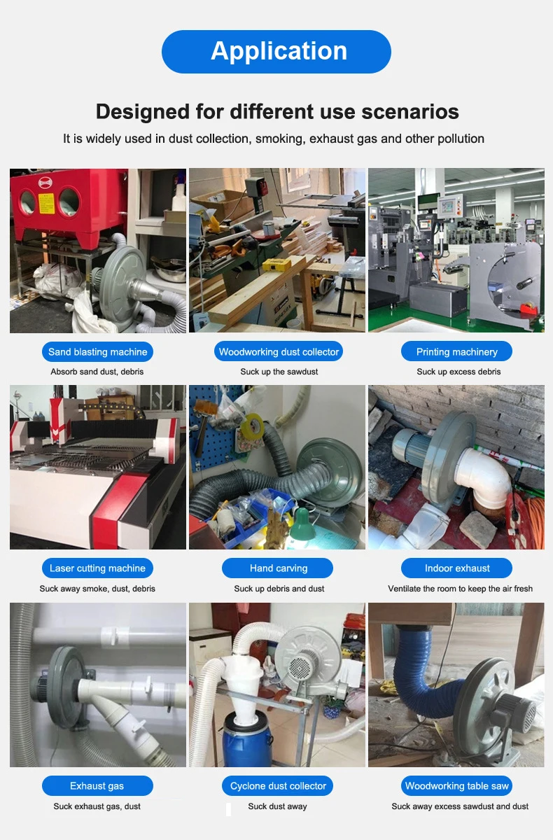 Centrifugal Fan, 900W, 220V, 380V - detail 20