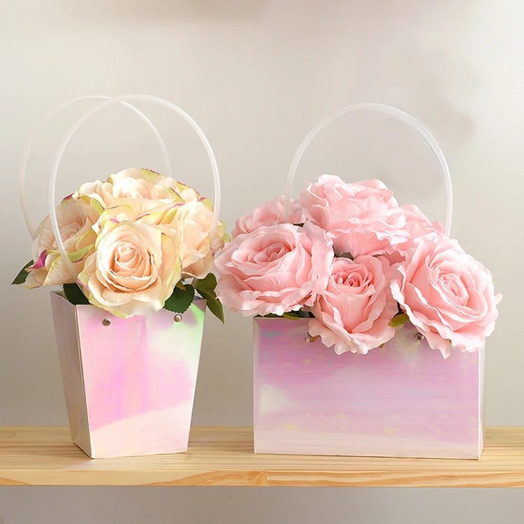 bouquet bolsas with handles