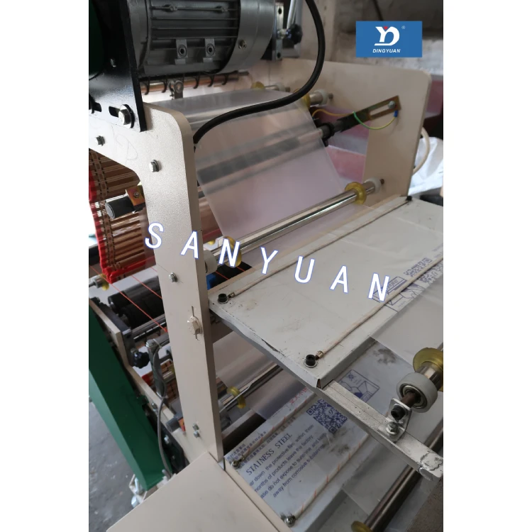 
 Sanyuan, полностью автоматические машины для производства одноразовых пластиковых жилетов и перчаток  