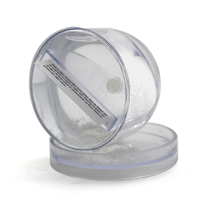 Snow Globe Custom Made Christmas Photo Frame Acrylic Snow Globe Christmas Acrylic Plastic Snowball