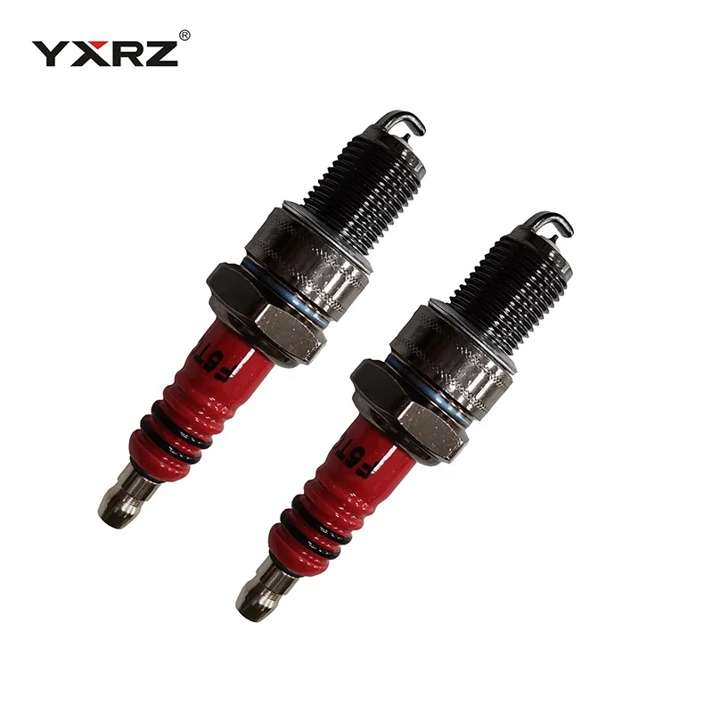 Wholesale New AX100 LRidium Generator Spark Plug F5TC Platinum Engine Parts for Gasoline Motorcycles Motorcycle Spark Plugs